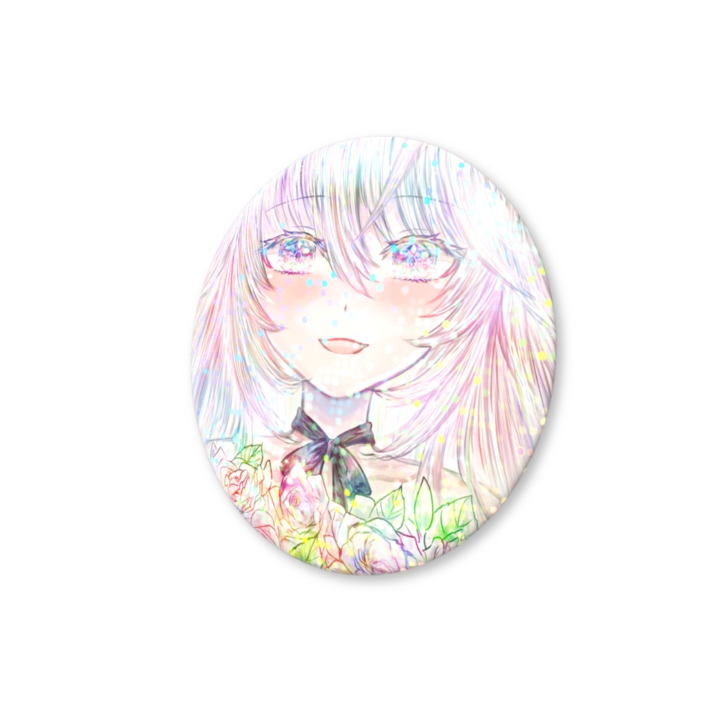 オパールちゃんホログラム缶バッジA