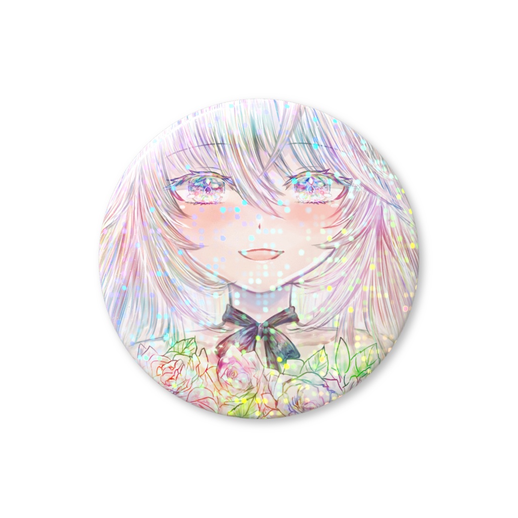 オパールちゃんホログラム缶バッジA