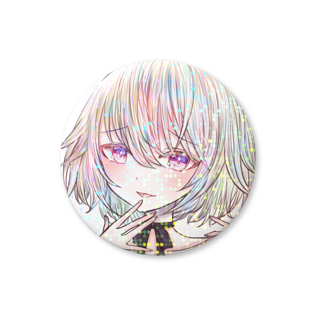 オパールちゃんホログラム缶バッジB