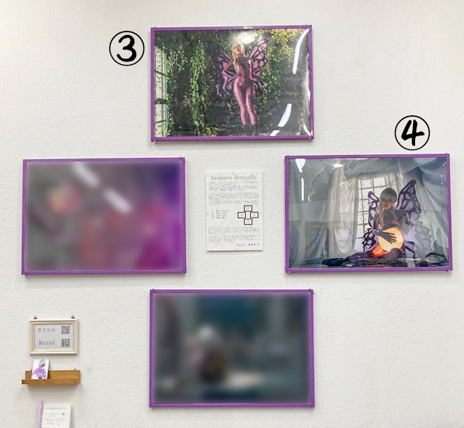 【エナメルラバー展vol.3】展示作品(額付)