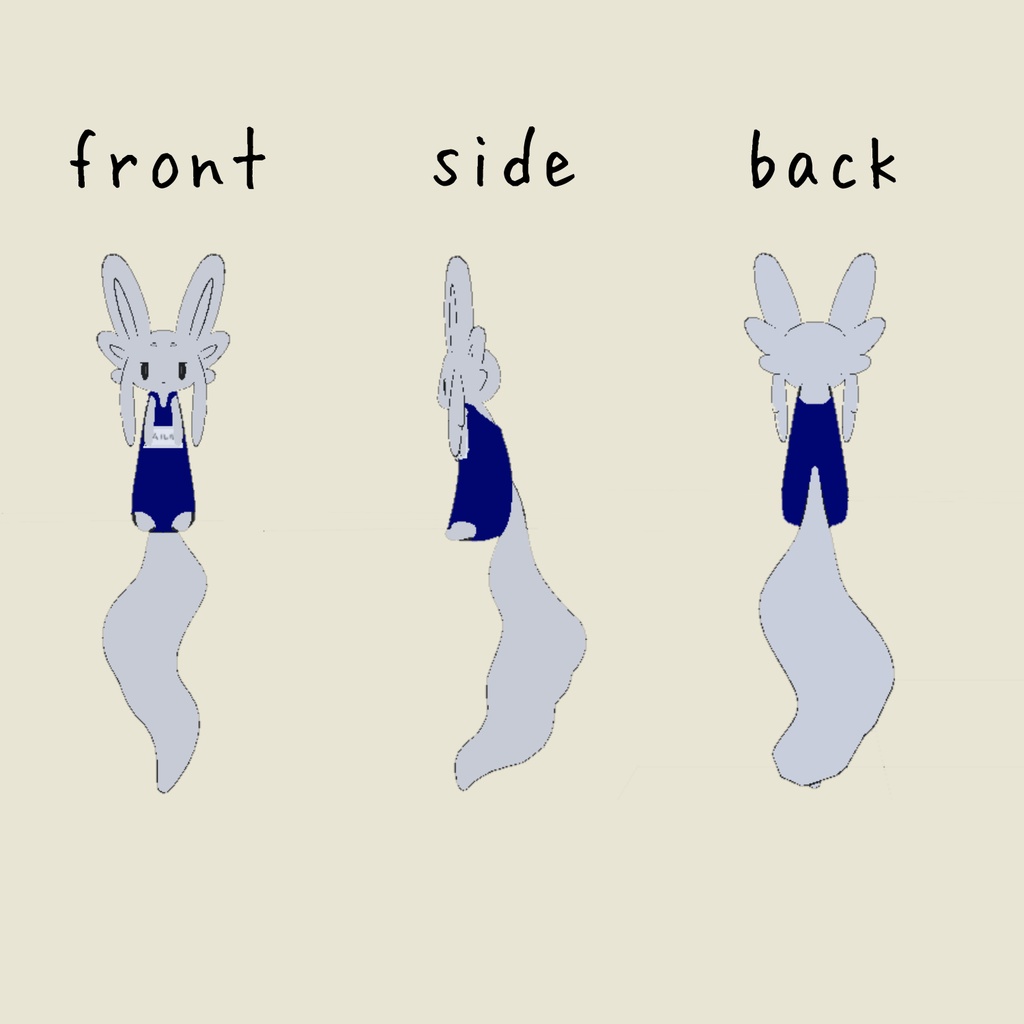 【ムルル対応】スクール水着【VRChat想定】