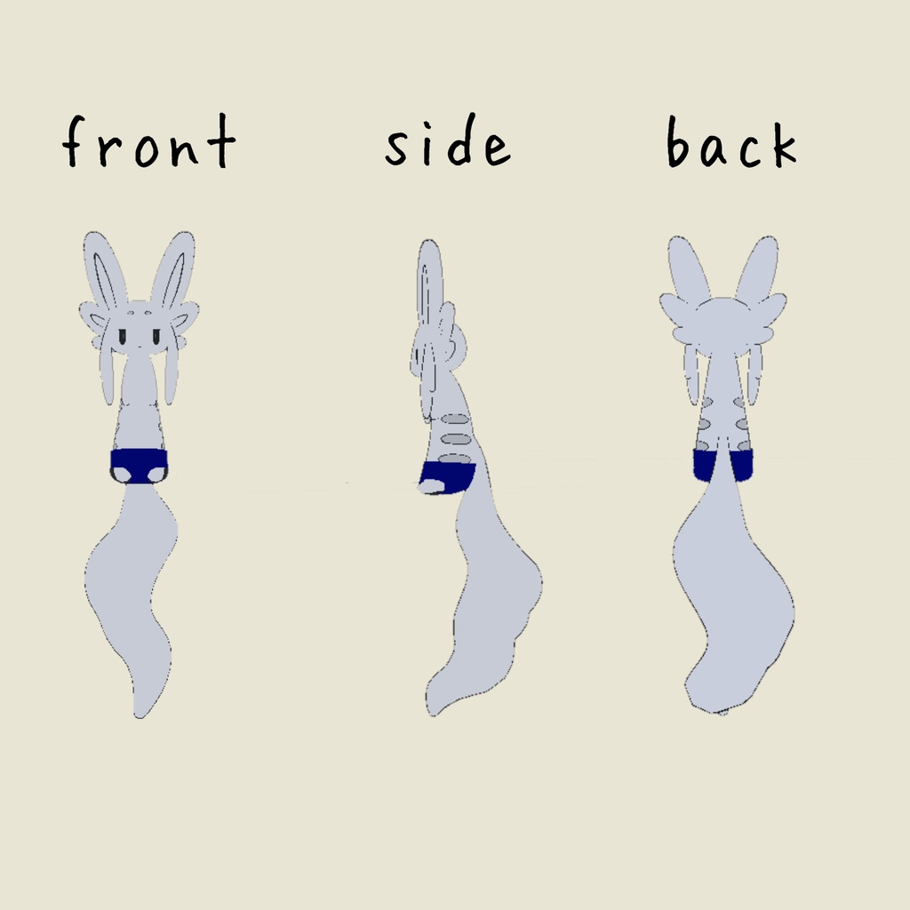 【ムルル対応】スクール水着【VRChat想定】