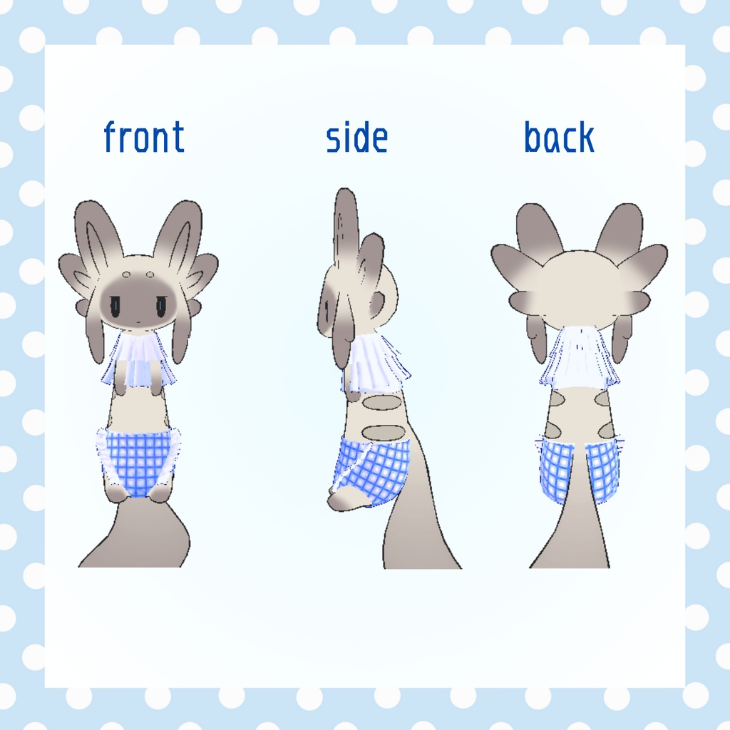 【無料】ムルルの水着‗2026年バージョン【VRChat想定】