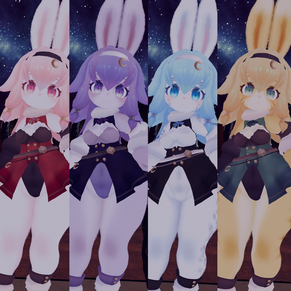 【無料!レディムーンちゃん専用】 liltoonファーシェーダー設定ファイル