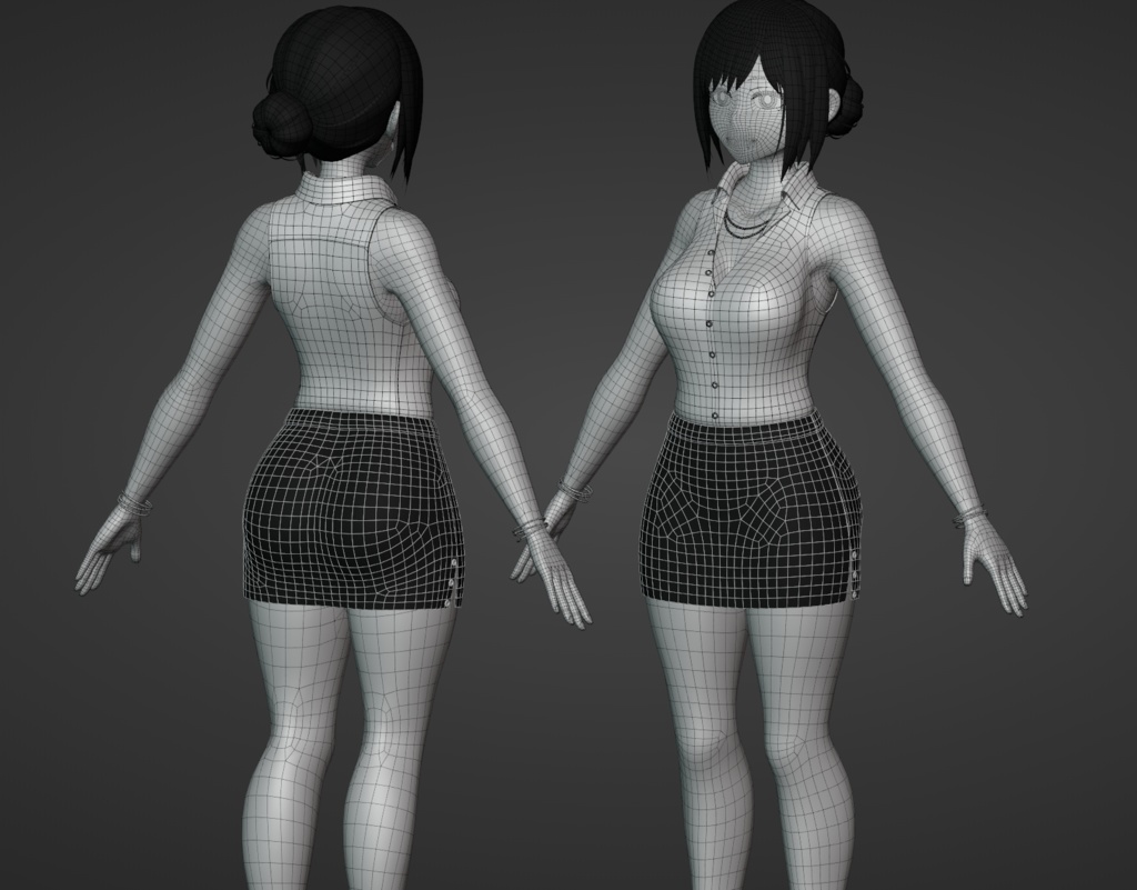 Astrea - Office Lady (PhysBone Update) | VRChat Avatar