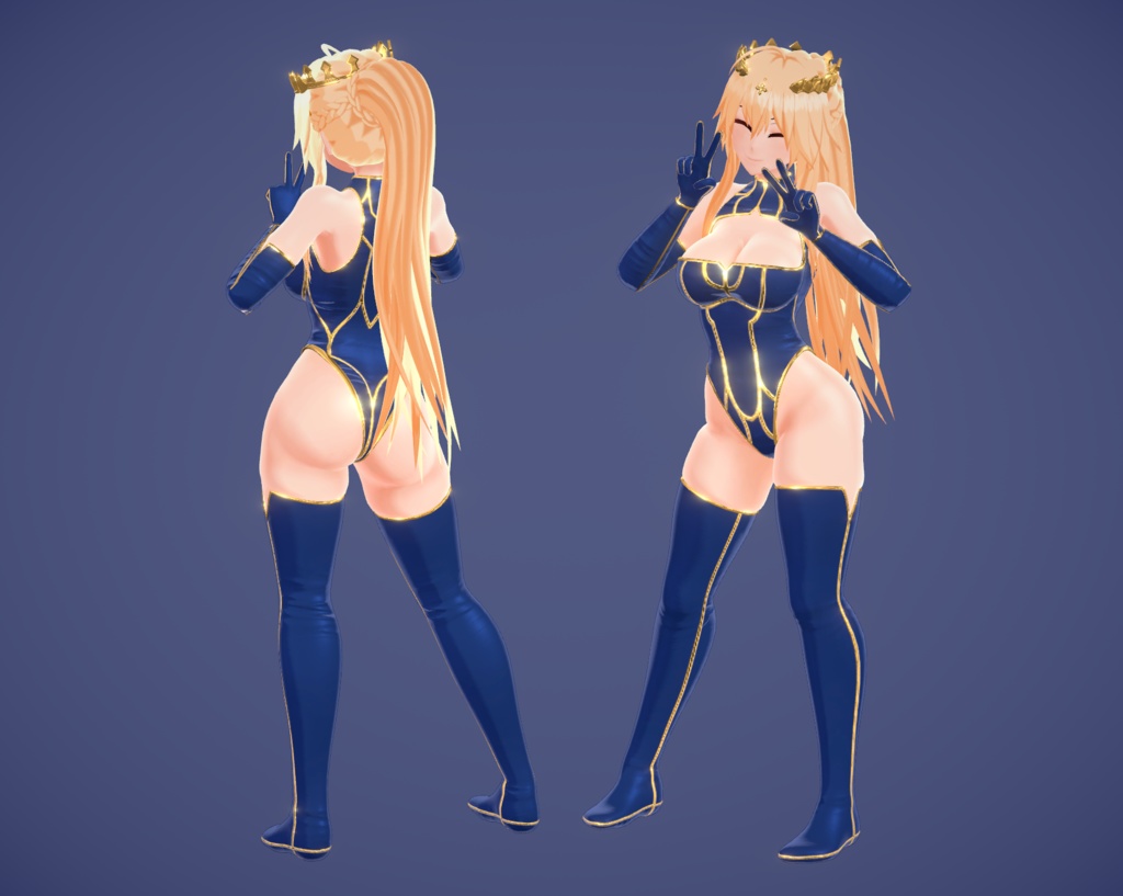 Artoria Pendragon Lancer (PhysBone Update) | VRChat Avatar