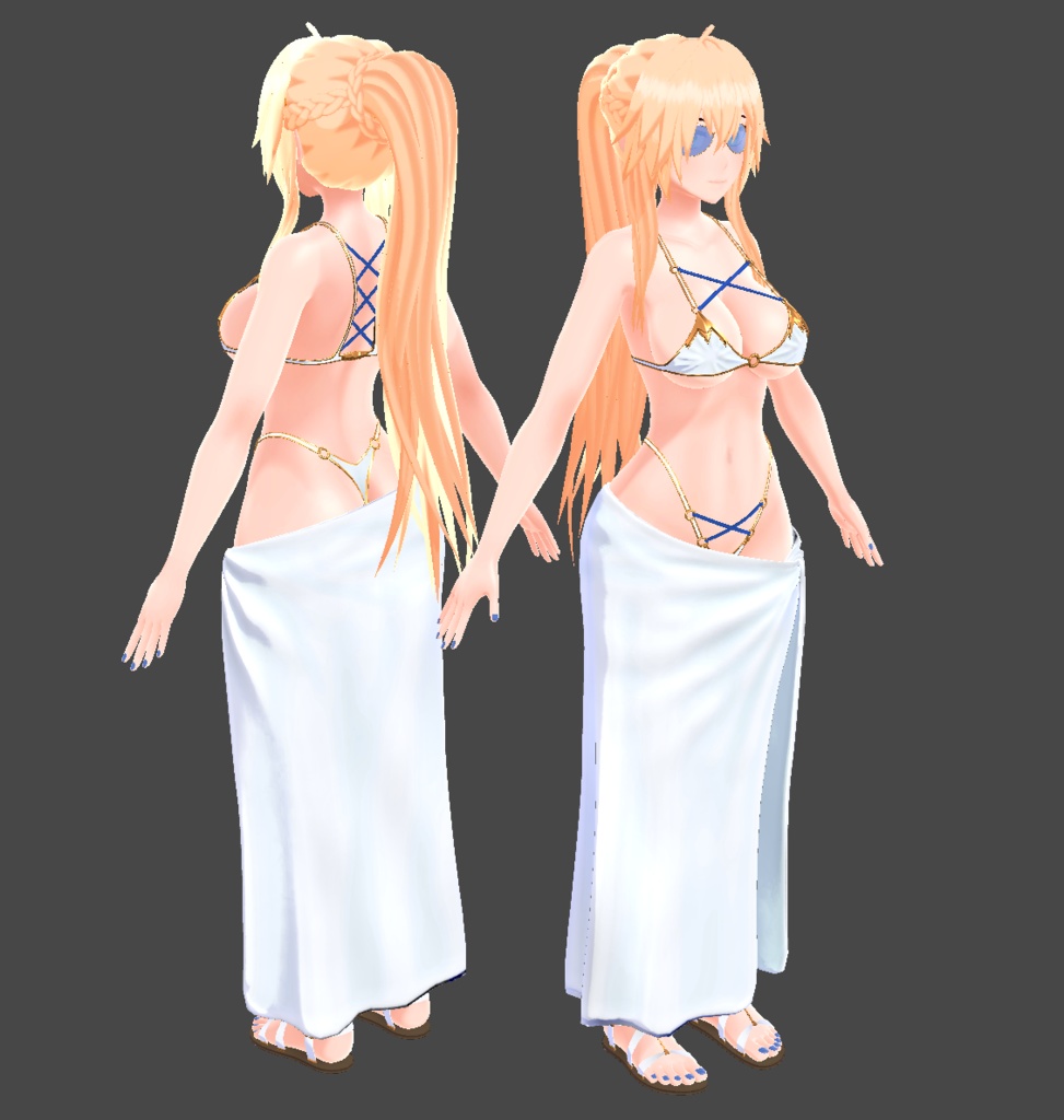 Lancer Beach Outfit | VRChat Avatar