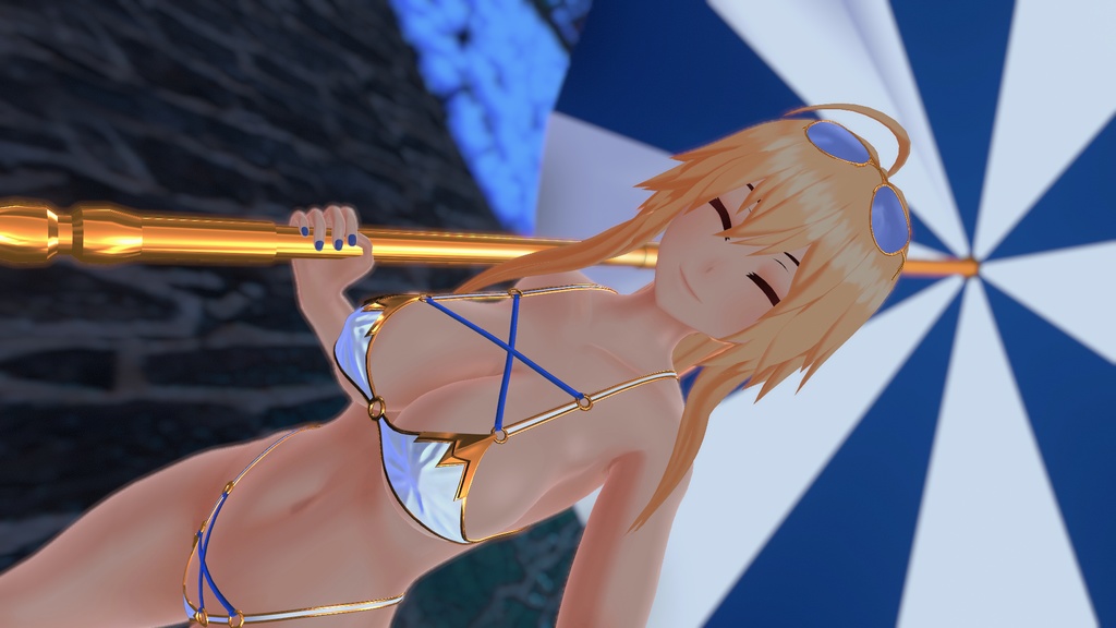 Lancer Beach Outfit | VRChat Avatar