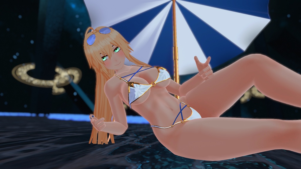 Lancer Beach Outfit | VRChat Avatar