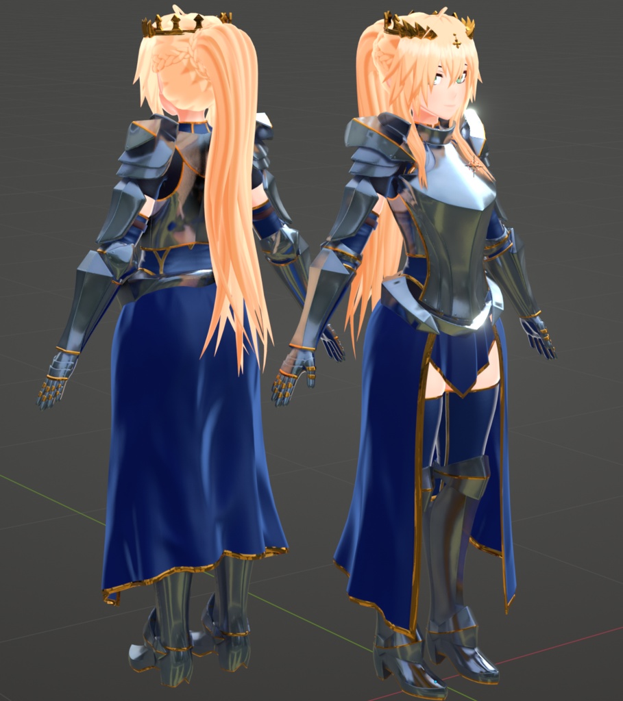 Lancer Armor Outfit | VRChat Avatar