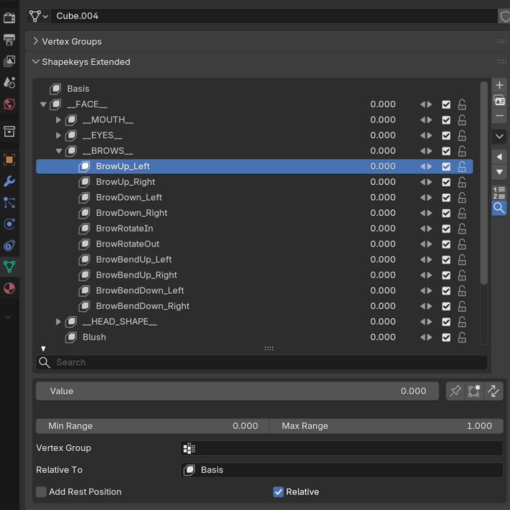 (MAJOR V2.0 UPDATE) Shapekeys Extended - Blender Add-on