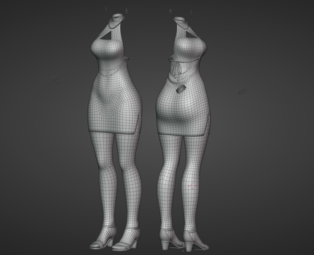 Halter Dress | Outfit for Ayame 【アヤメ】