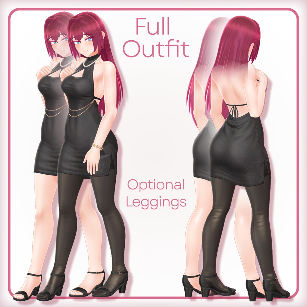 Halter Dress | Outfit for Ayame 【アヤメ】
