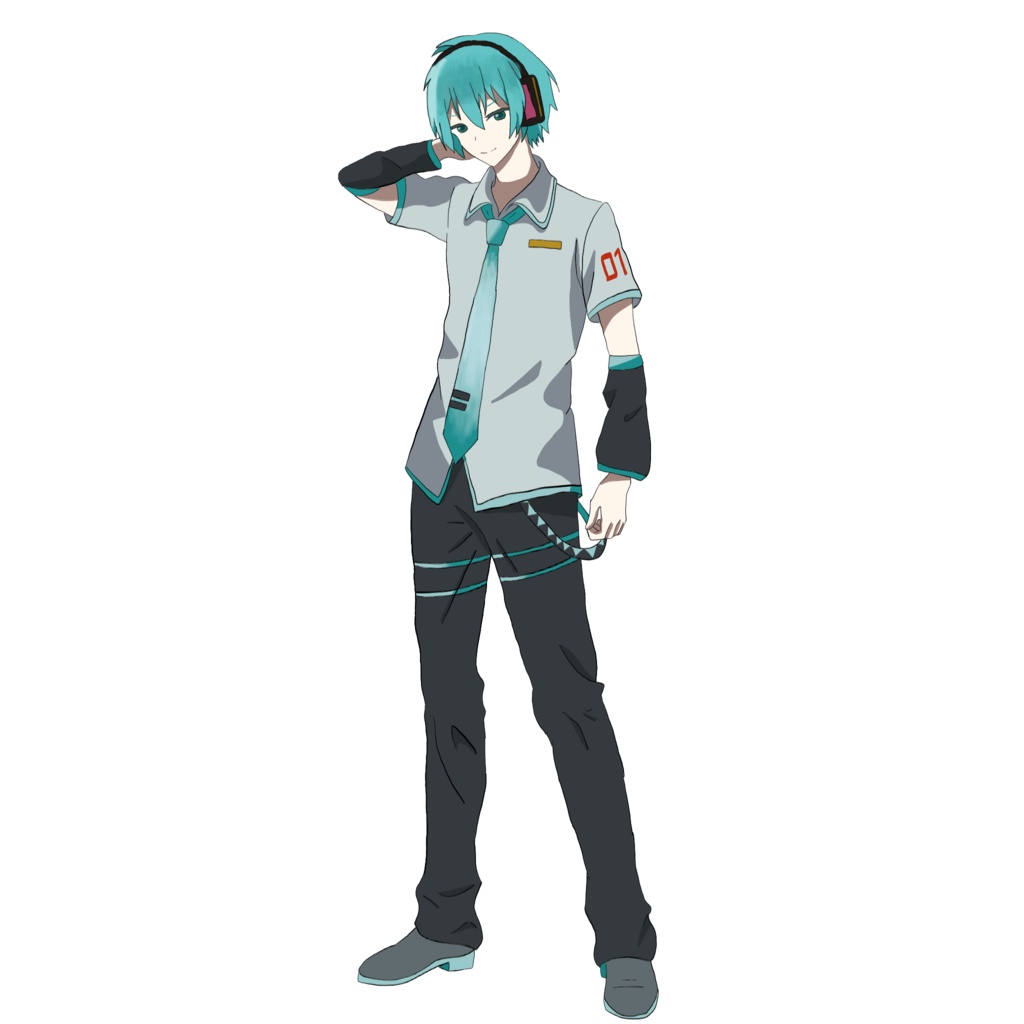 初音ミクオ無料立ち絵