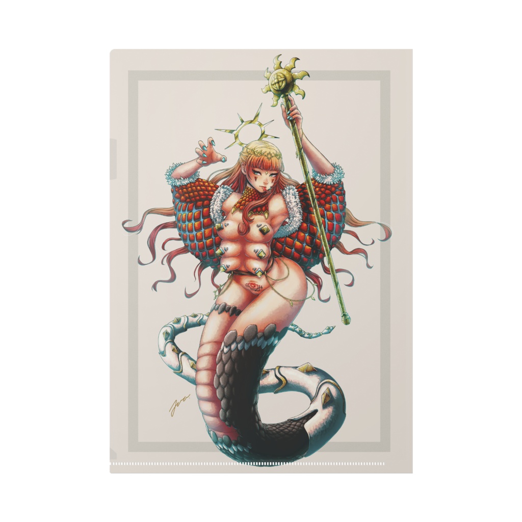 複乳モンスターちまき王クリアファイル