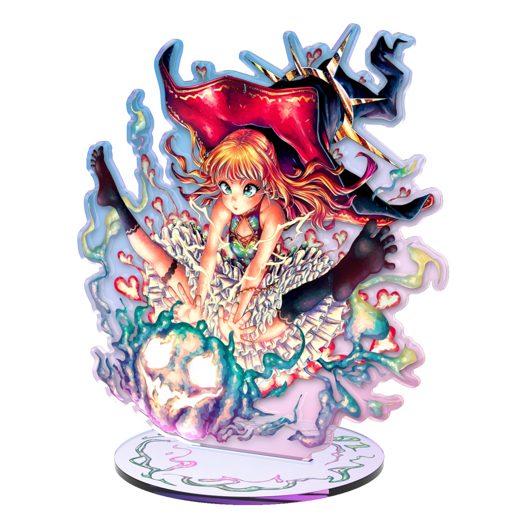 16cmバカでかハロウィン魔女っ娘ちまき王オーロラアクスタ