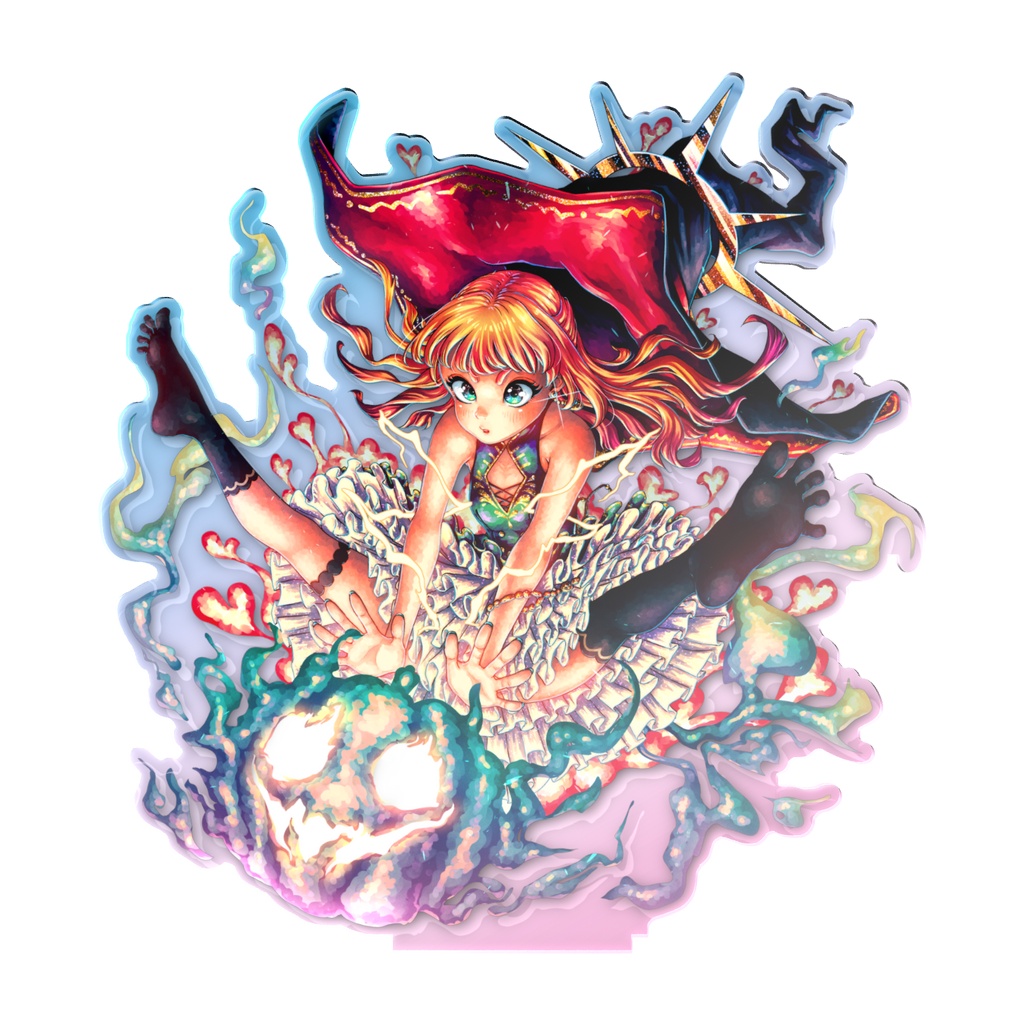 16cmバカでかハロウィン魔女っ娘ちまき王オーロラアクスタ