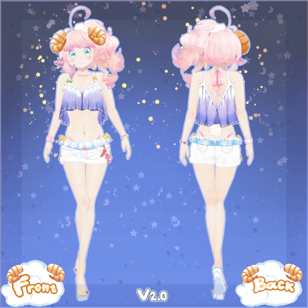 【オリジナル3Dモデル】Purumi -プルミVer.2.1 - 利用不可/Unavailable-