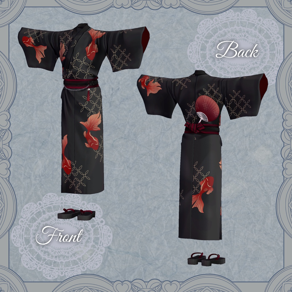 ロマンス浴衣‐Romance Yukata‐【+Head・くうた対応】