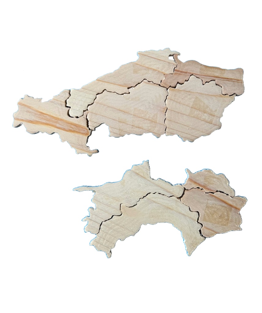 『ジオピース47』(Geo Piece 47)|3Dプリントでつくる日本地形パズル(STEP/STL形式)ダウンロード商材 あなたの3Dプリンタで、地形の美しさと、日本の地理の面白さを、手のひらで感じよう!