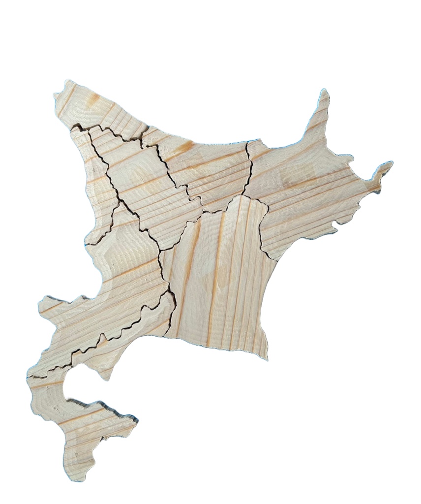 『ジオピース47』(Geo Piece 47)|3Dプリントでつくる日本地形パズル(STEP/STL形式)ダウンロード商材 あなたの3Dプリンタで、地形の美しさと、日本の地理の面白さを、手のひらで感じよう!