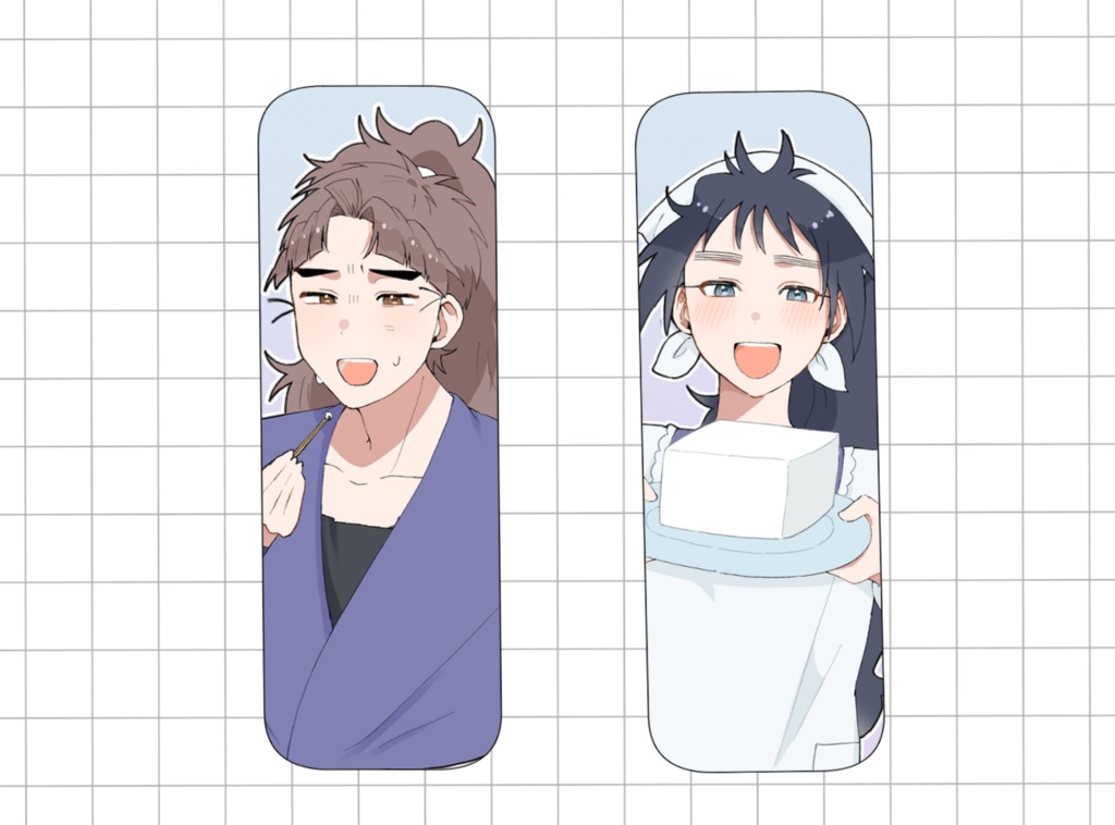 スクエア缶バッジ