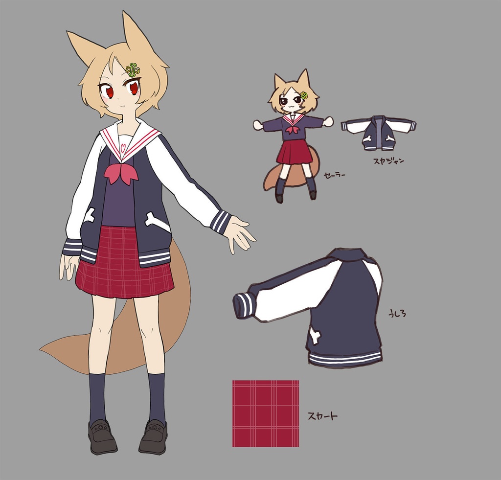 【公式】櫻歌ミコ キャラクターデザイン画&ビジュアルイラスト