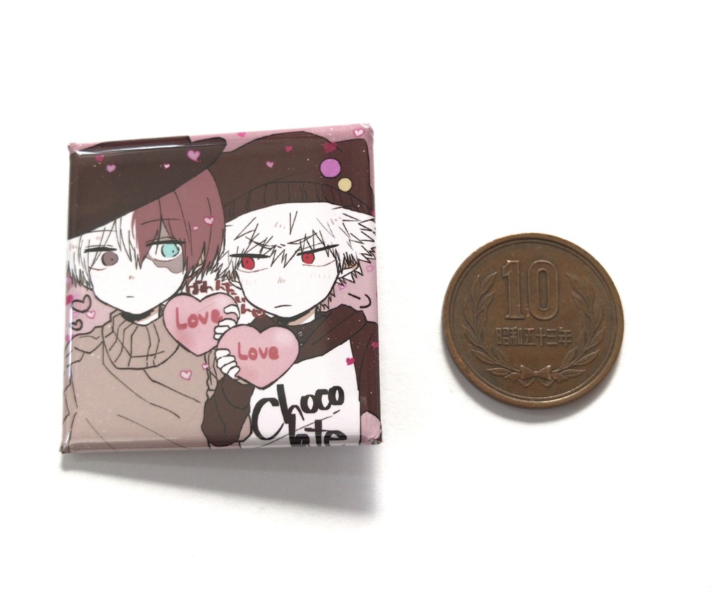 轟爆 バレンタインスクエア缶バッジ