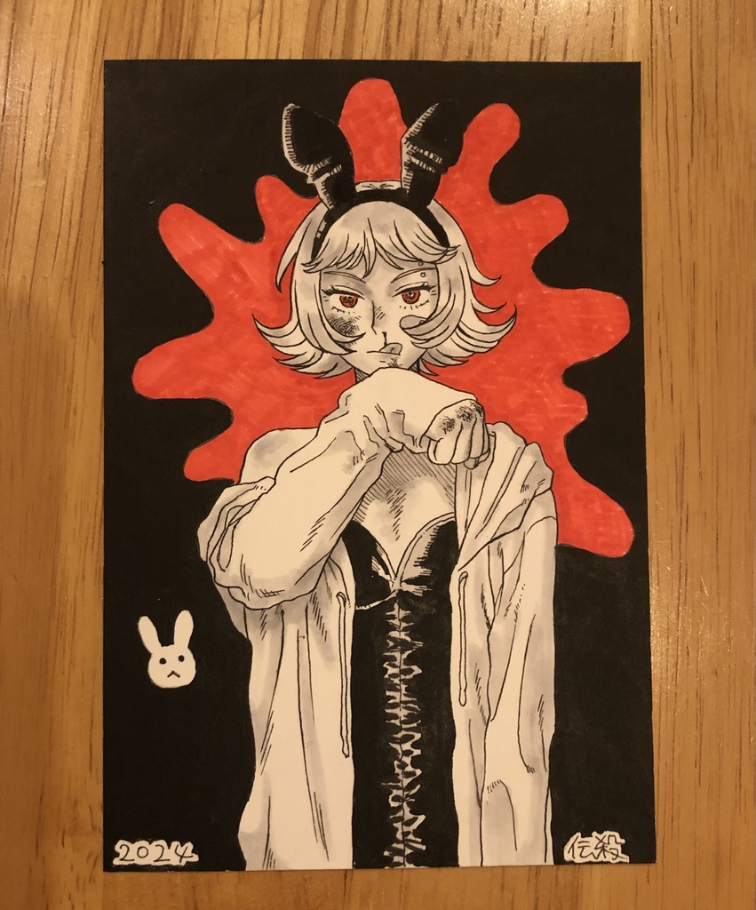 オリジナルイラスト原画