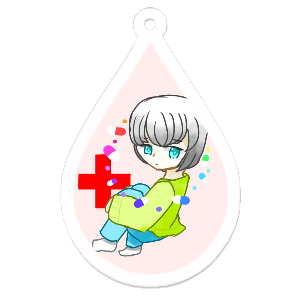 おくすり少年アクリルキーホルダー