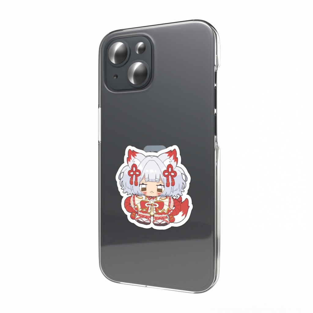 こまりのスマホステッカー(もちっとキリッと!)