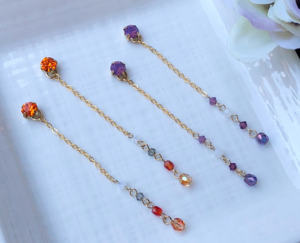 推しカラーを纏う耳飾り