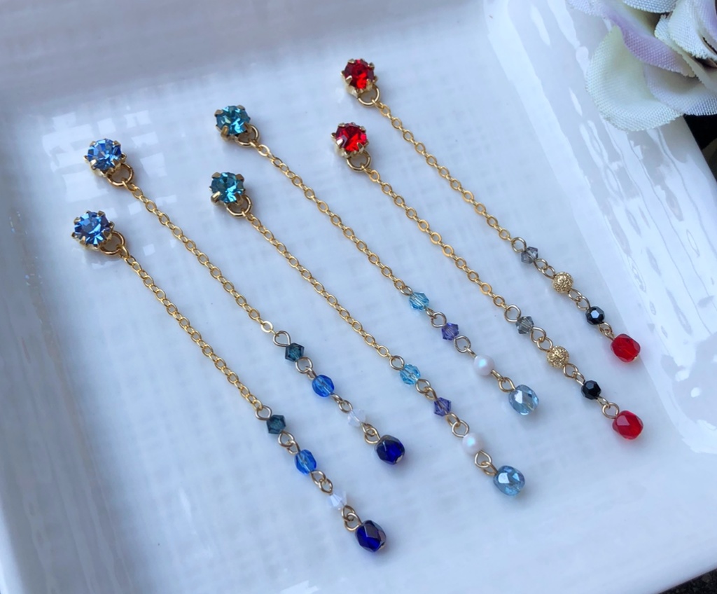 推しカラーを纏う耳飾り