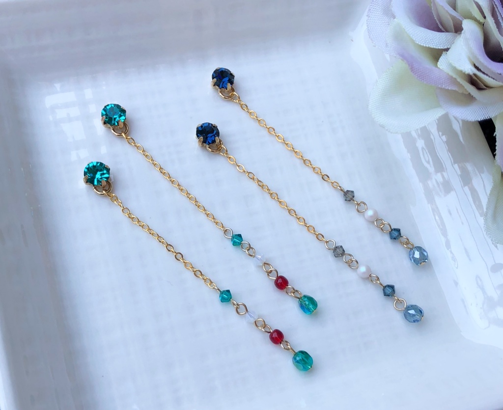 推しカラーを纏う耳飾り