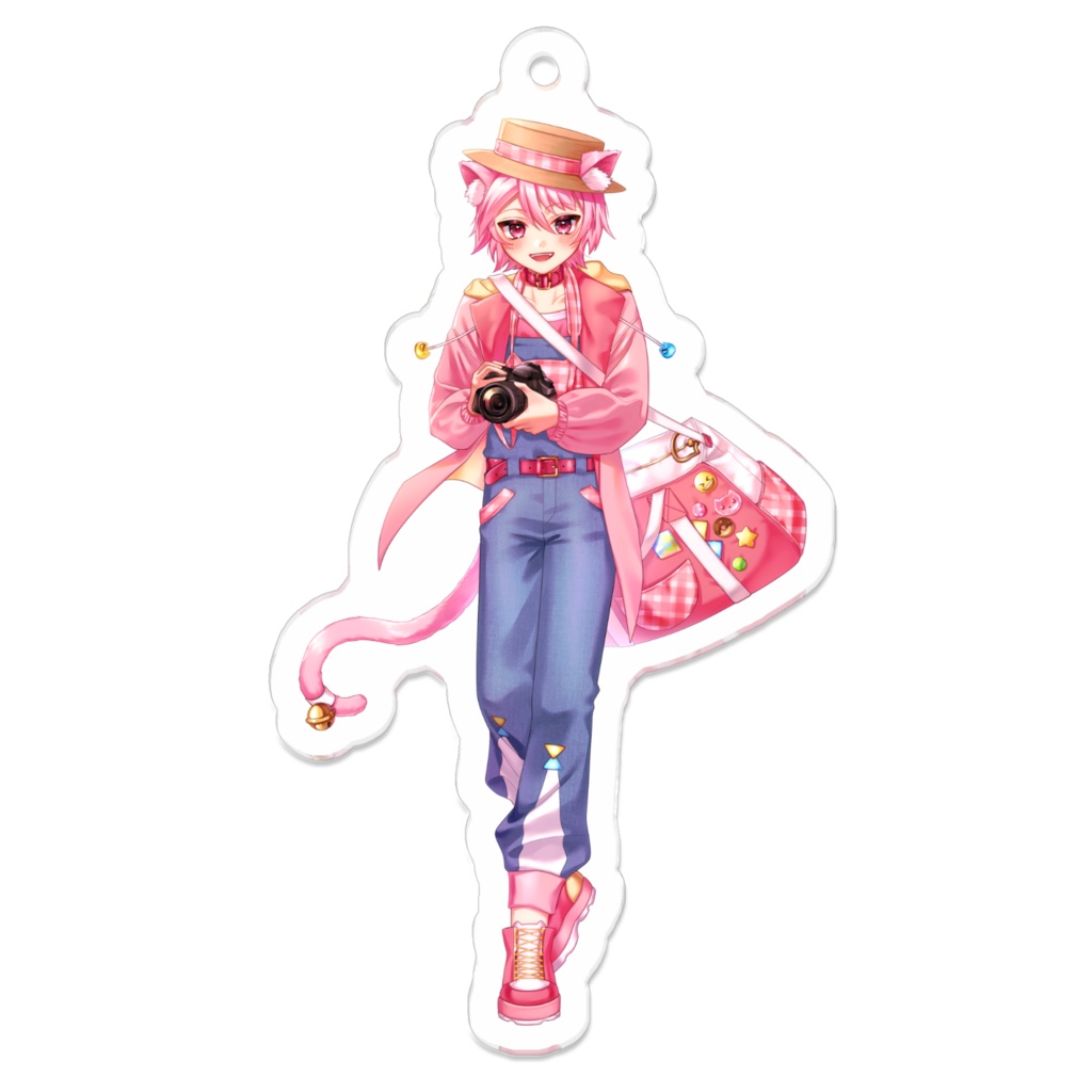 素猫とお出かけアクキー