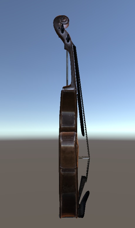 【3Dモデル】ヴァイオリン小物素材ローポリハイポリセット【通常版】