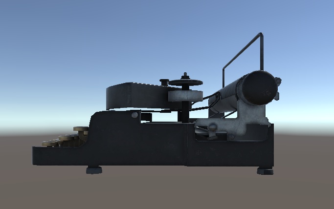 【3Dモデル】犬印のアンティークタイプライター【通常版】