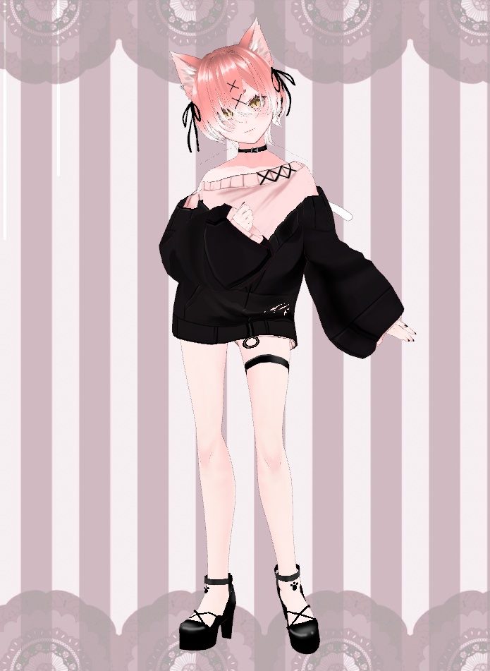 【VRoid】オリジナルモデル めむ #猫耳