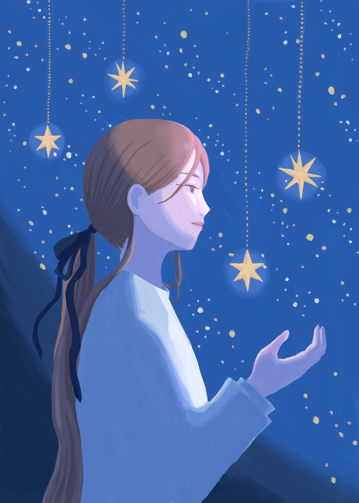 複製原画『あるはずだった幕開き』額付き/サイン入り