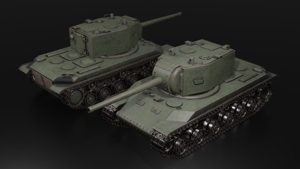 KV-2BM　オリジナル架空戦車3Ⅾモデル