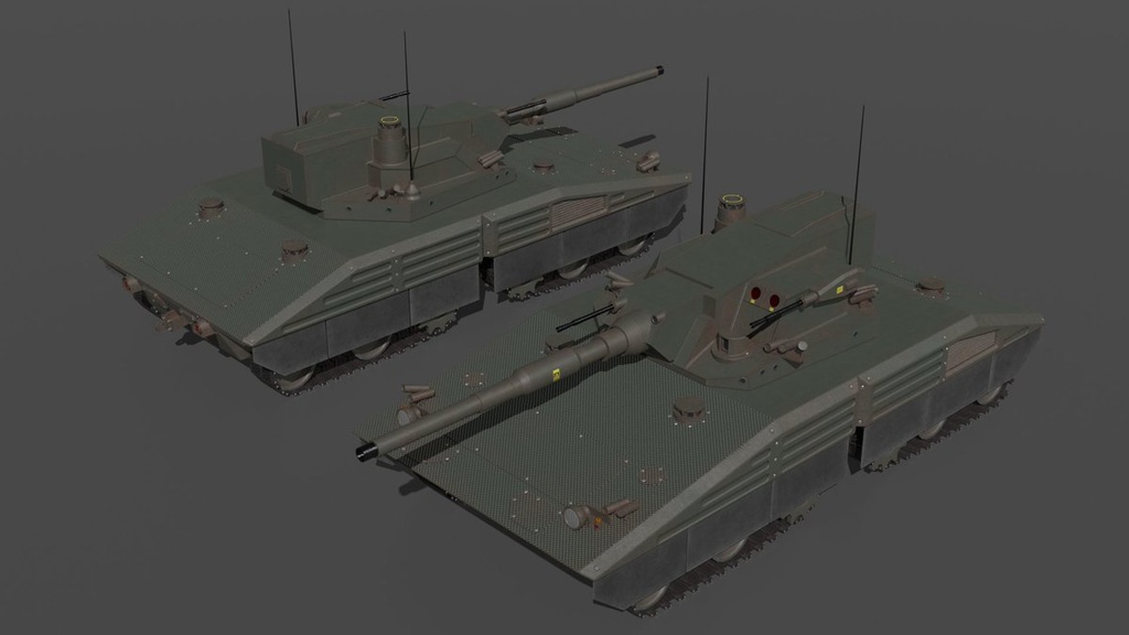 A1　オリジナル架空戦車3Ⅾモデル