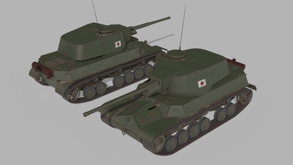 架空日本軍シリーズ オリジナル架空戦車3Ⅾモデル
