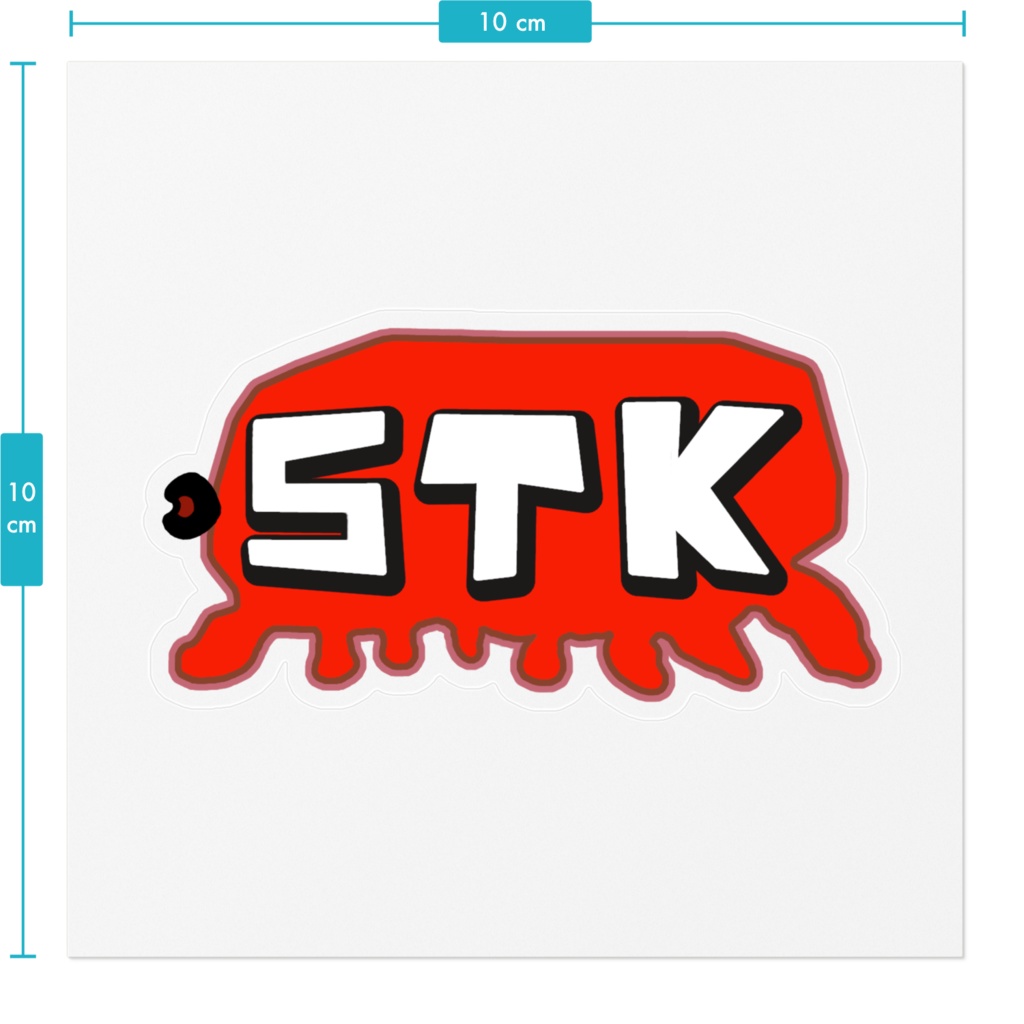 STKグラフィティアート風ステッカー