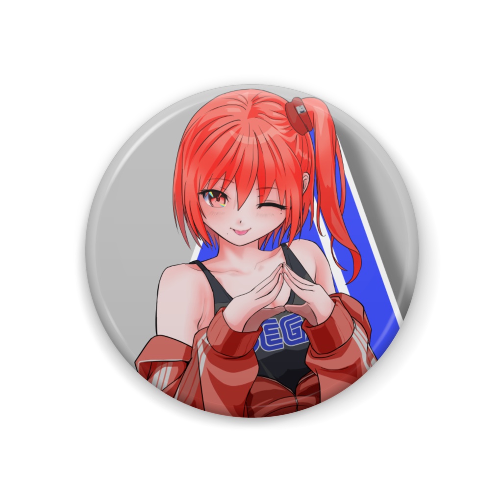 圧倒的缶バッジ「A」