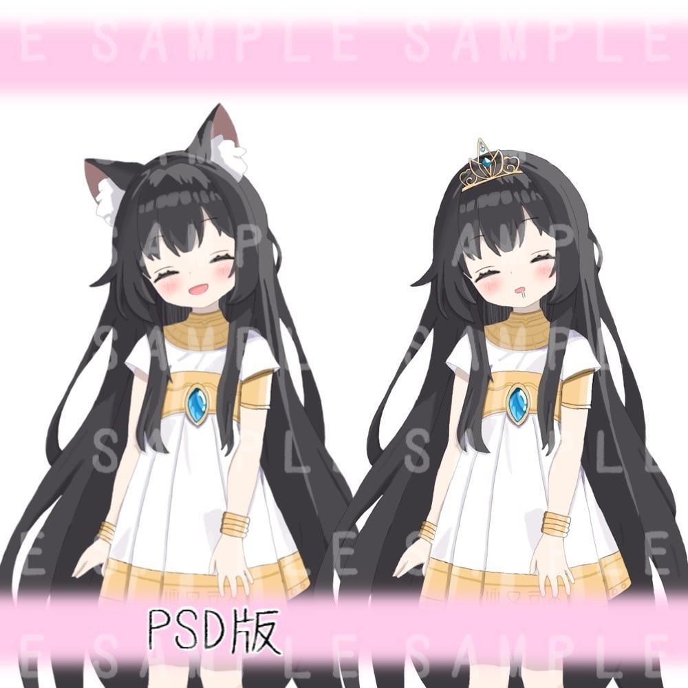 【立ち絵素材】エジプト風少女
