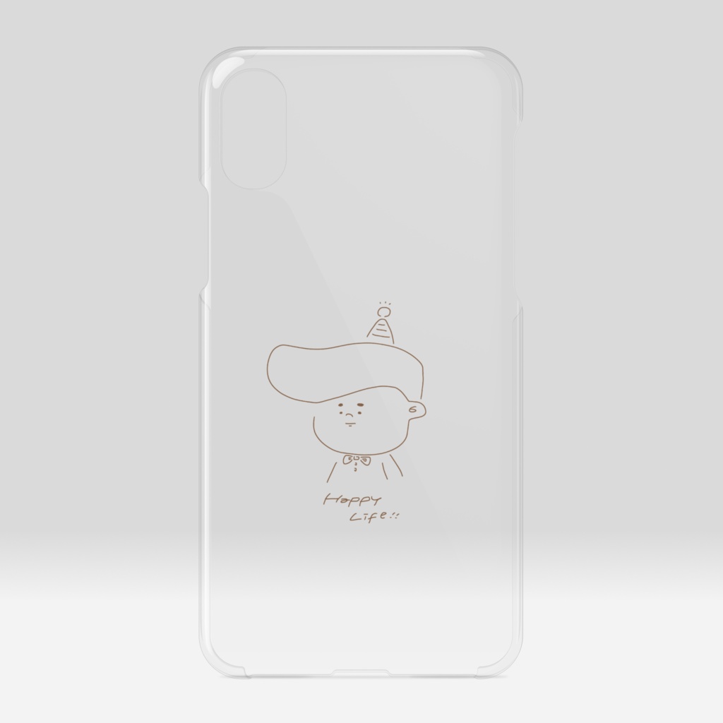 ハッピーライフiPhoneケース