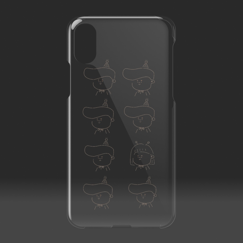 ハッピーライフiPhoneケース