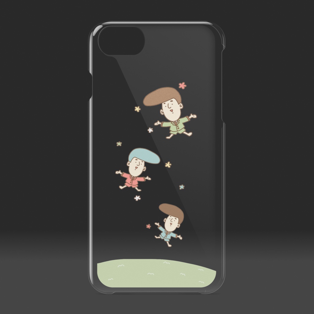 リーゼントの集いiPhoneケース