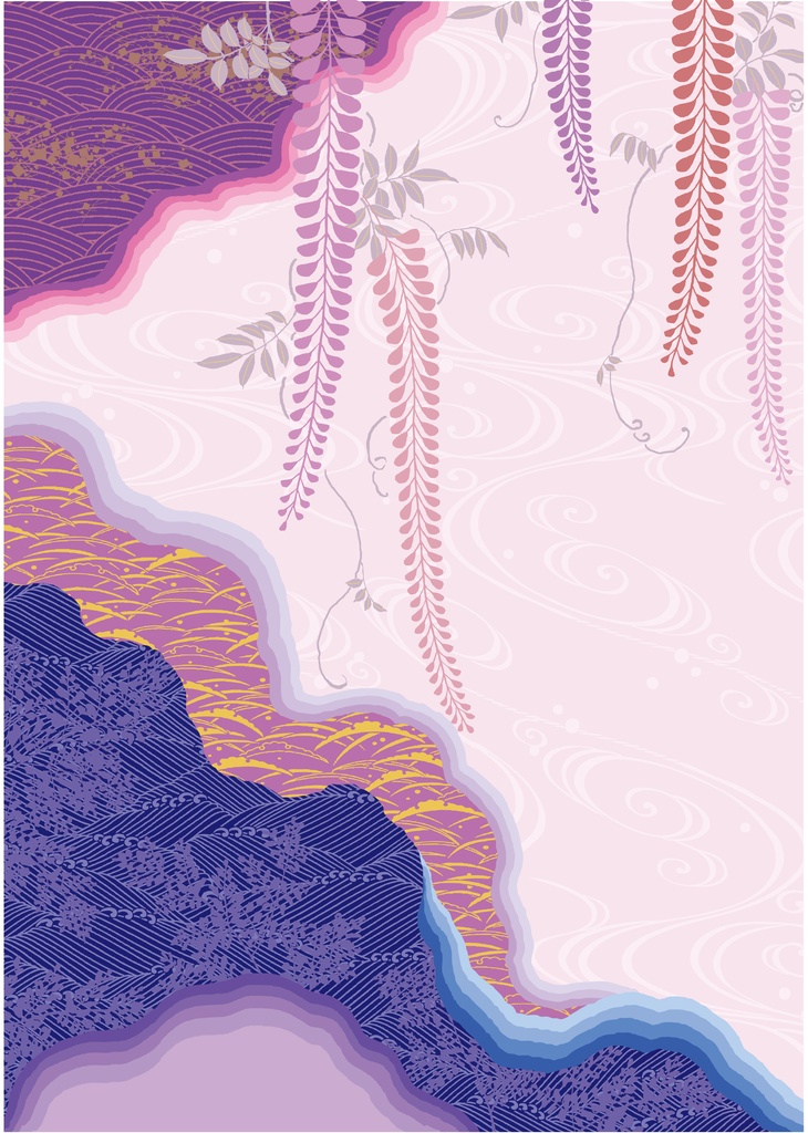 【和柄】背景画像 デジタルペーパー 5枚セット【JPG形式 ai形式】