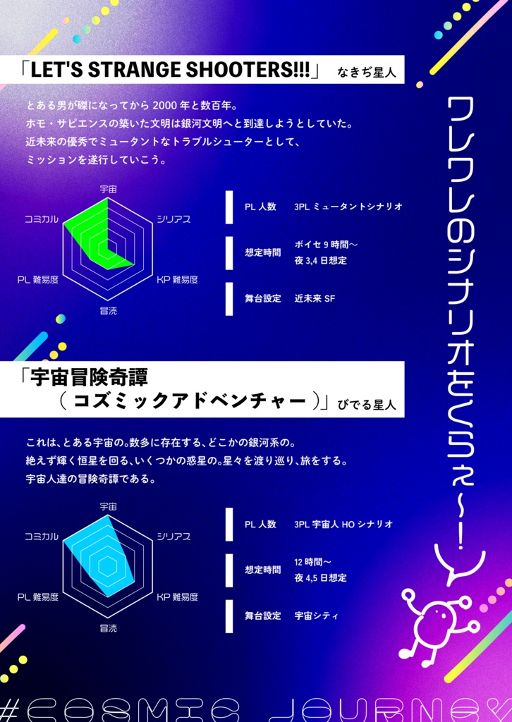 【書籍版】コズミック・ジャーニー【CoCシナリオ集】
